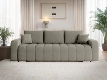 Zulueta 3-sits Bäddsoffa - grå - Möbler - Vardagsrum - Bäddsoffor