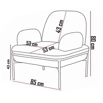 Zyricus Soffgrupp 2-sits Soffa + 2 Fåtöljer Teddy - Tegelröd - Möbler - Vardagsrum - Soffgrupper