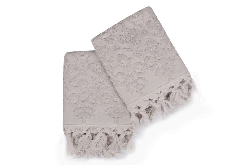 aheser Handduk 50x90 cm 2-pack - Grålila - Textilier & mattor - Badrumstextilier - Handduk