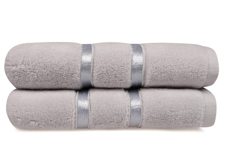 Ashburton Handduk 2-pack - Ljusgrå - Textilier & mattor - Badrumstextilier - Handduk