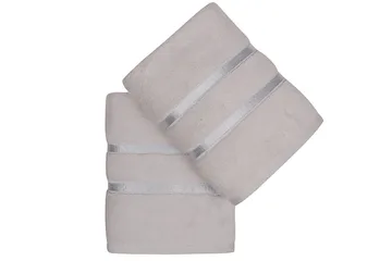 Ashburton Handduk 2-pack - Ljusgrå - Textilier & mattor - Badrumstextilier - Handduk