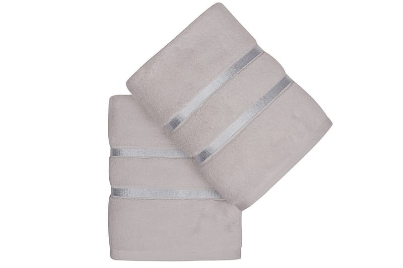 Ashburton Handduk 2-pack - Ljusgrå - Textilier & mattor - Badrumstextilier - Handduk