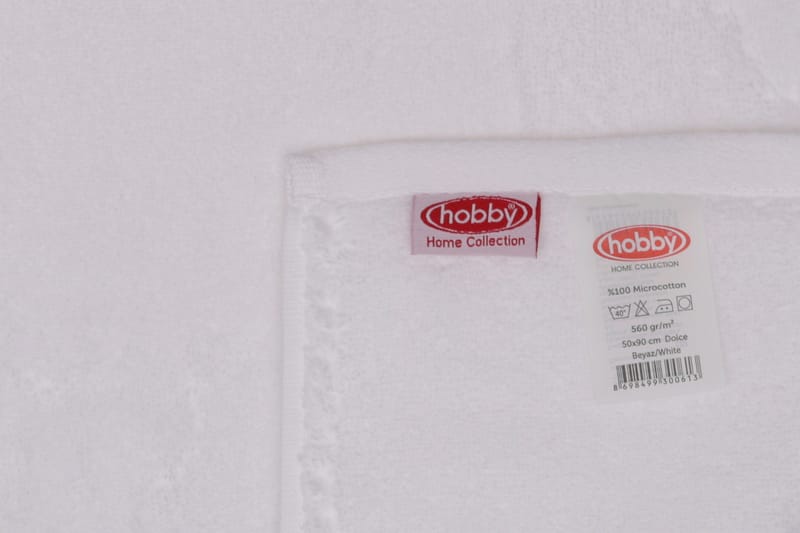 Ashburton Handduk 2-pack - Vit - Textilier & mattor - Badrumstextilier - Handduk