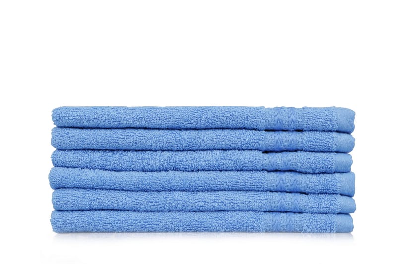 Ashburton Tvättlapp 6-pack - Blå - Textilier & mattor - Badrumstextilier - Handduk