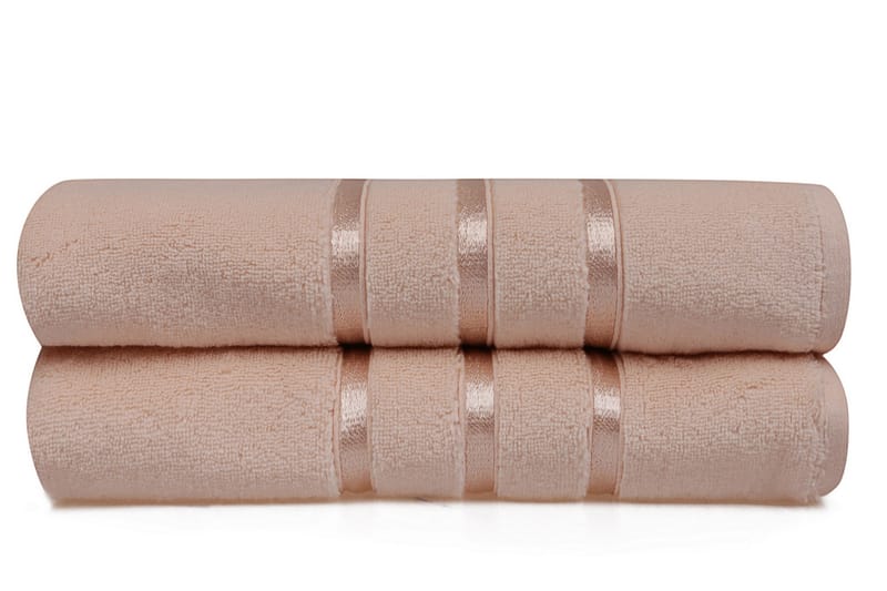 DENBIGH Badhandduk 2-pack Laxrosa - Textilier & mattor - Badrumstextilier - Badlakan & badhandduk
