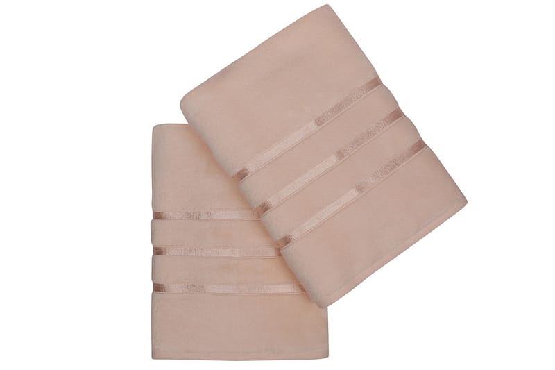 DENBIGH Badhandduk 2-pack Laxrosa - Textilier & mattor - Badrumstextilier - Badlakan & badhandduk