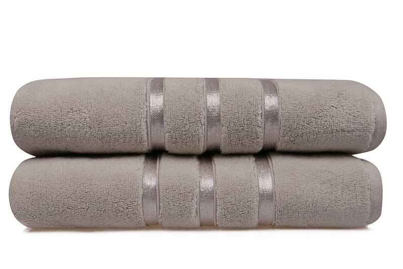 DENBIGH Badhandduk 2-pack Ljusbrun - Textilier & mattor - Badrumstextilier - Badlakan & badhandduk