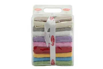 Handduk set 30x50 cm 10-pack - Flerfärgad - Textilier & mattor - Badrumstextilier - Badlakan & badhandduk
