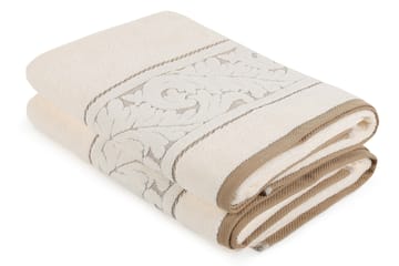 HOBBY Badhandduk 70x140 2-pack Creme