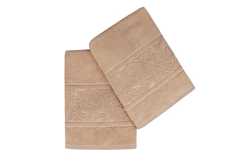HOBBY Badhandduk 70x140 2-pack Beige - Textilier & mattor - Badrumstextilier - Badlakan & badhandduk