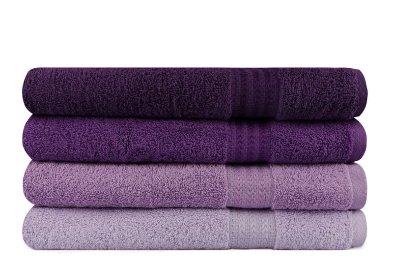 HOBBY Badhandduk 70x140 2-pack Lila - Textilier & mattor - Badrumstextilier - Badlakan & badhandduk
