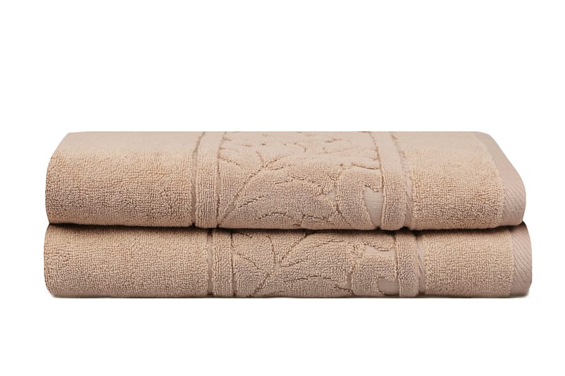 HOBBY Badhandduk 70x140 2-pack Beige - Textilier & mattor - Badrumstextilier - Badlakan & badhandduk