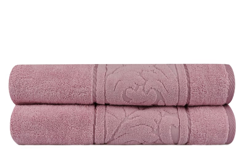 HOBBY Badhandduk 70x140 2-pack Rosa - Textilier & mattor - Badrumstextilier - Badlakan & badhandduk