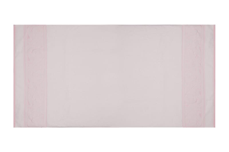 HOBBY Badhandduk 70x140 2-pack Vit/Rosa - Textilier & mattor - Badrumstextilier - Badlakan & badhandduk