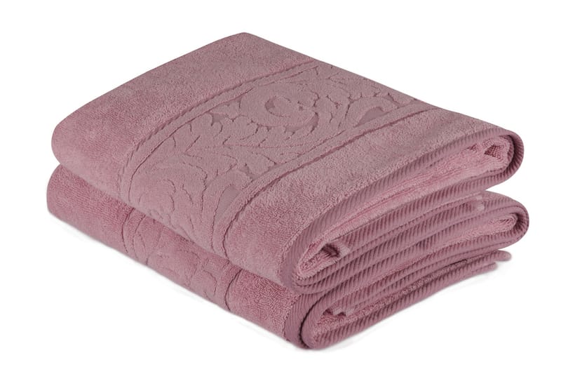 HOBBY Badhandduk 70x140 2-pack Rosa - Textilier & mattor - Badrumstextilier - Badlakan & badhandduk