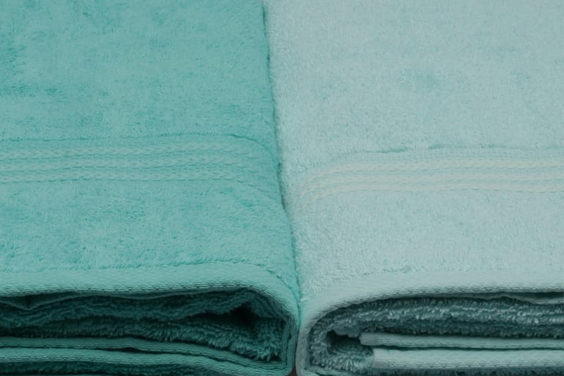 Hobby Badhandduk 70x140 cm 4-pack - Ljusgrön/Grön/Mint - Textilier & mattor - Badrumstextilier - Badlakan & badhandduk