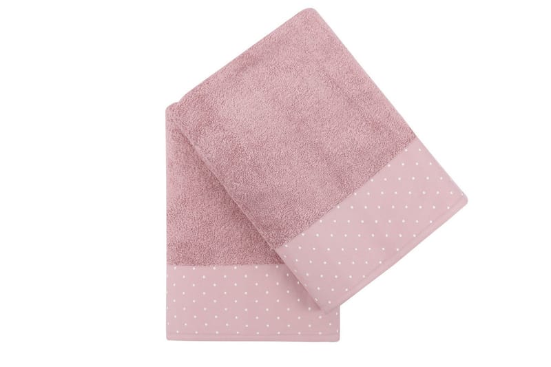 Landercost Badhandduk 2-pack - Röd/Vit - Textilier & mattor - Badrumstextilier - Badlakan & badhandduk