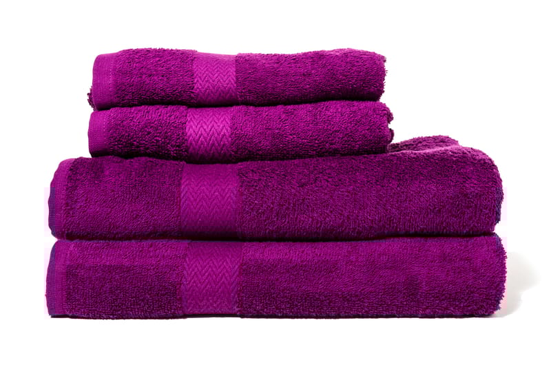 QUEEN ANNE Duschbadlakan Frotté 130x65 Lila - Textilier & mattor - Badrumstextilier - Badlakan & badhandduk