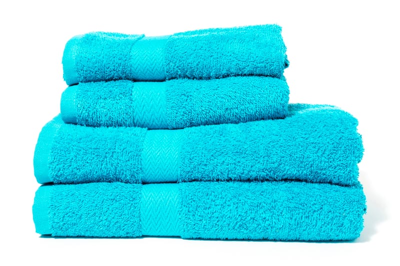 QUEEN ANNE Duschbadlakan Frotté 130x65 Turkos - Textilier & mattor - Badrumstextilier - Badlakan & badhandduk