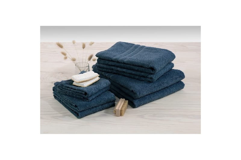 Badlakan Basic Frotté - Marinblå - Textilier & mattor - Badrumstextilier - Badlakan & badhandduk