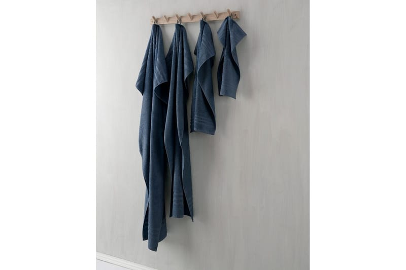 Badlakan Basic Frotté - Marinblå - Textilier & mattor - Badrumstextilier - Badlakan & badhandduk