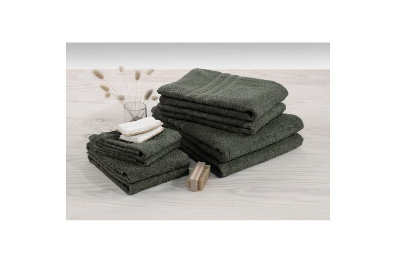Badlakan Basic Frotté - Mörkgrön - Textilier & mattor - Badrumstextilier - Badlakan & badhandduk