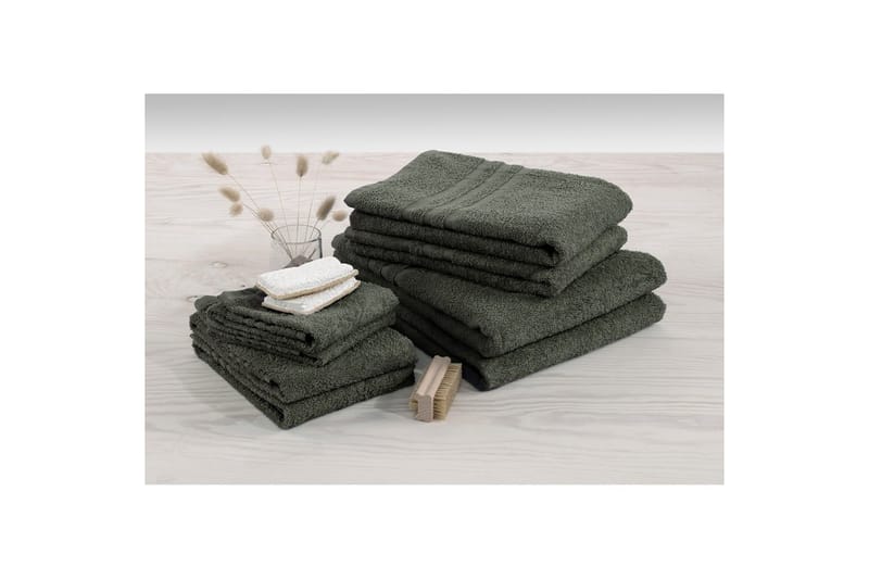Badlakan Basic Frotté - Mörkgrön - Textilier & mattor - Badrumstextilier - Badlakan & badhandduk