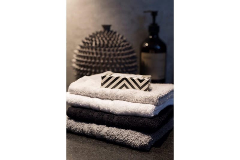 Badlakan Basic Frotté - Svart - Textilier & mattor - Badrumstextilier - Badlakan & badhandduk