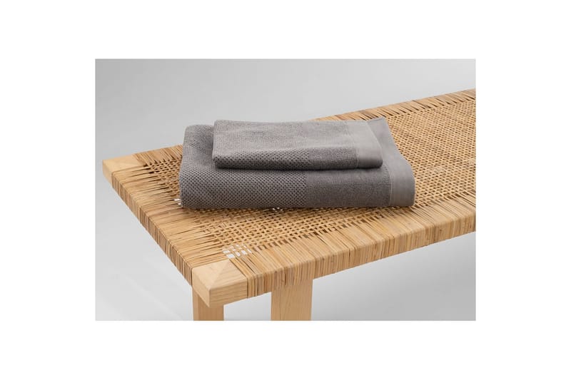 Badlakan Enzo Frotté 90 x 150 cm - Grå - Textilier & mattor - Badrumstextilier - Handduk