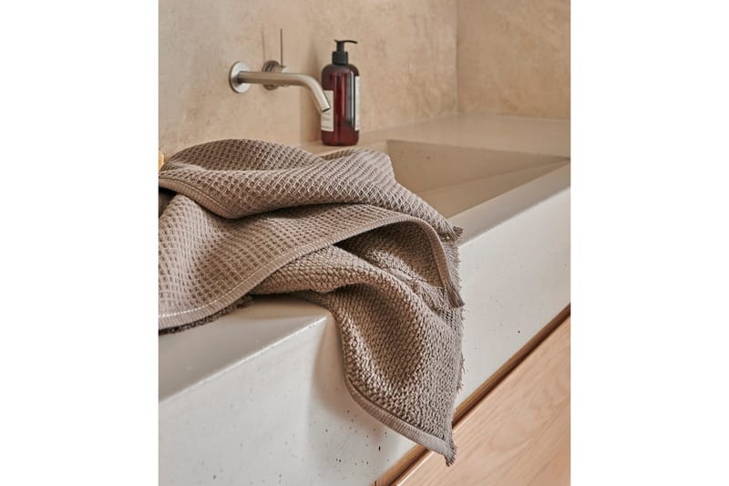 Badlakan Haze Frotté 90 x 150 cm - Brun - Textilier & mattor - Badrumstextilier - Badlakan & badhandduk