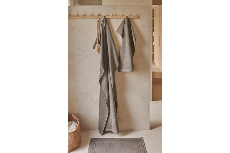 Badlakan Helle Frotté 90 x 150 cm - Brun - Textilier & mattor - Badrumstextilier - Badlakan & badhandduk