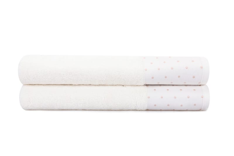CREDITON Badhandduk 2-pack Beige/Kräm - Textilier & mattor - Badrumstextilier - Badlakan & badhandduk
