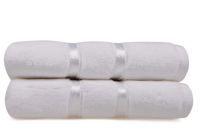 DENBIGH Handduk 2-pack Vit - Textilier & mattor - Badrumstextilier - Handduk
