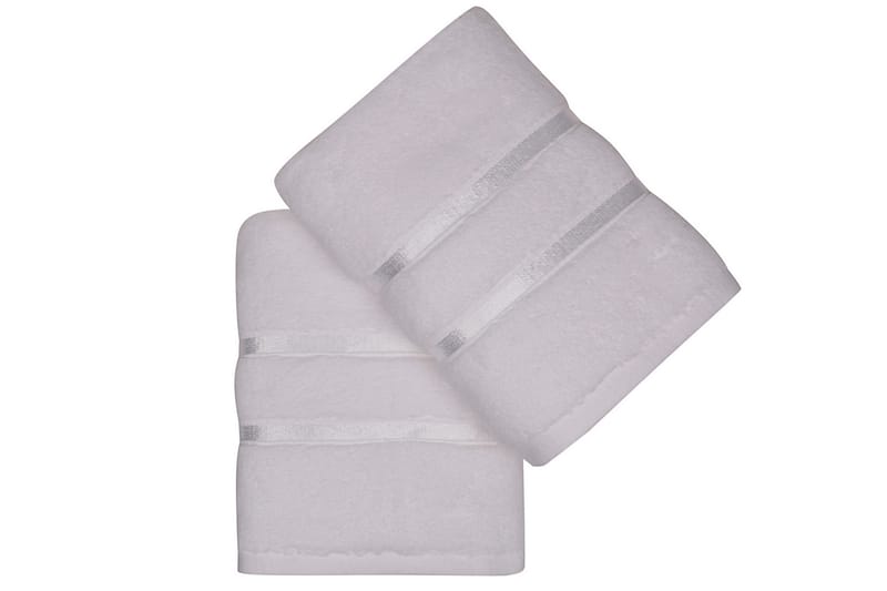DENBIGH Handduk 2-pack Vit - Textilier & mattor - Badrumstextilier - Handduk