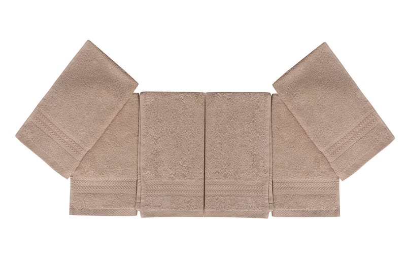 DENBIGH Tvättlapp 6-pack Beige - Textilier & mattor - Badrumstextilier - Handduk