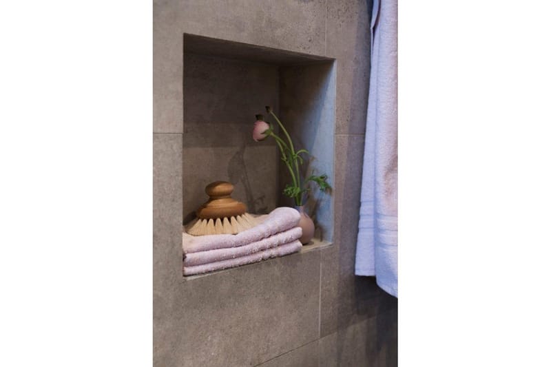 Duschhandduk Basic Frotté 65 x 130 cm - Rosa - Textilier & mattor - Badrumstextilier - Handduk