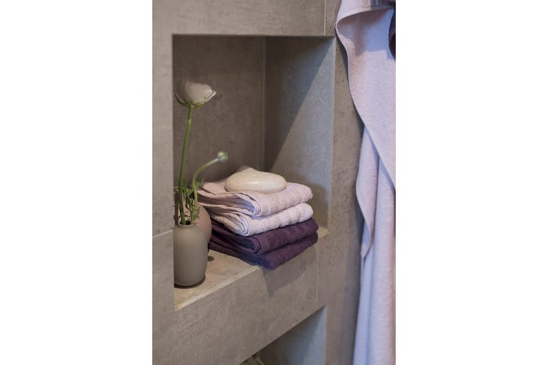 Duschhandduk Basic Frotté 65 x 130 cm - Rosa - Textilier & mattor - Badrumstextilier - Handduk