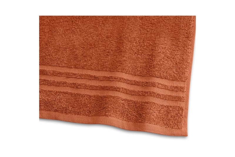 Duschhandduk Basic Frotté 65 x 130 cm - Rost - Textilier & mattor - Badrumstextilier - Badlakan & badhandduk