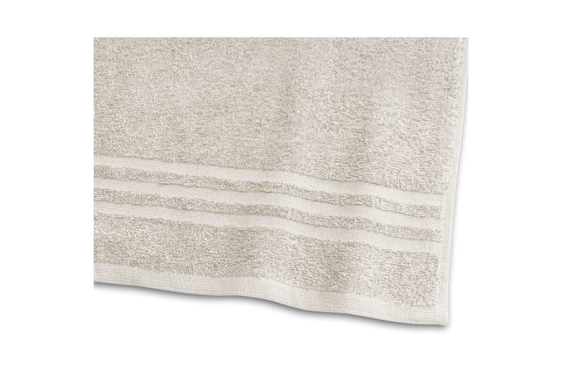 Duschhandduk Basic Frotté 65 x 130 cm - Sand - Textilier & mattor - Badrumstextilier - Handduk