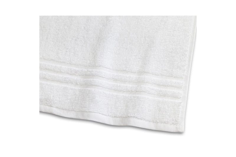 Duschhandduk Basic Frotté 65 x 130 cm, Vit