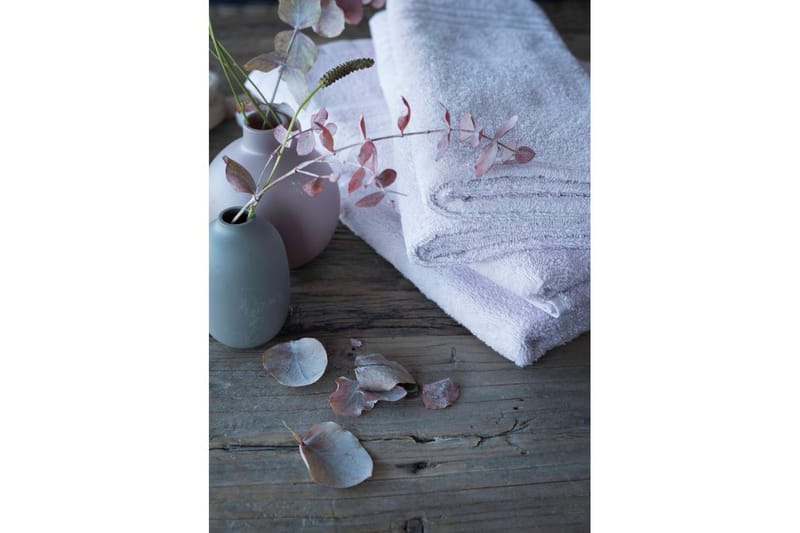 Duschhandduk Basic Frotté 65 x 130 cm - Vit - Textilier & mattor - Badrumstextilier - Handduk