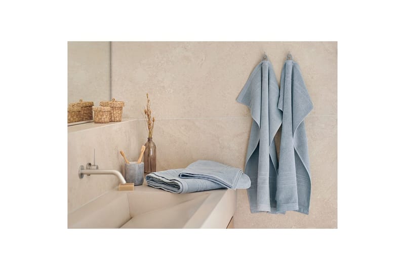 Duschmatta Helle 50 x 70 cm - Blå - Textilier & mattor - Badrumstextilier - Handduk