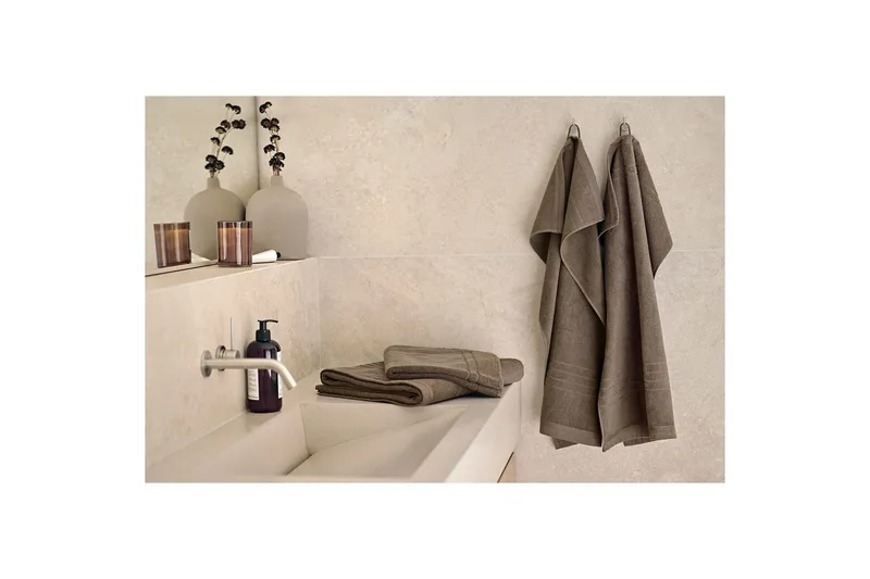 Duschmatta Helle 50 x 70 cm - Brun - Textilier & mattor - Badrumstextilier - Handduk