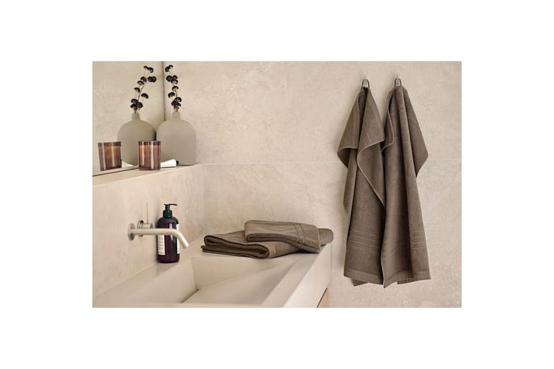 Duschmatta Helle 50 x 70 cm - Brun - Textilier & mattor - Badrumstextilier - Handduk