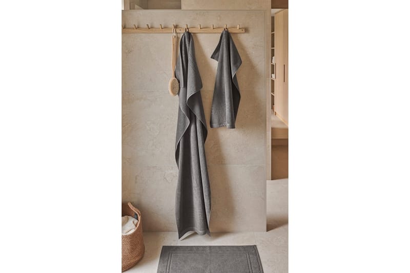 Duschmatta Helle 50 x 70 cm - Grå - Textilier & mattor - Badrumstextilier - Handduk