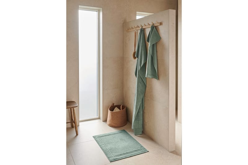 Duschmatta Helle 50 x 70 cm - Grön - Textilier & mattor - Badrumstextilier - Handduk