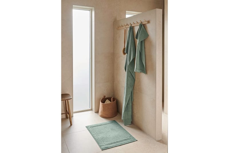 Duschmatta Helle 50 x 70 cm - Grön - Textilier & mattor - Badrumstextilier - Handduk