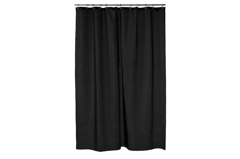ETOL MATCH Duschdraperi 200x240 Svart - Badrumstextilier