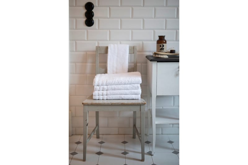 Frotté Corfu Vit 50 x 70 cm - 50 x 70 cm - Textilier & mattor - Badrumstextilier - Handduk
