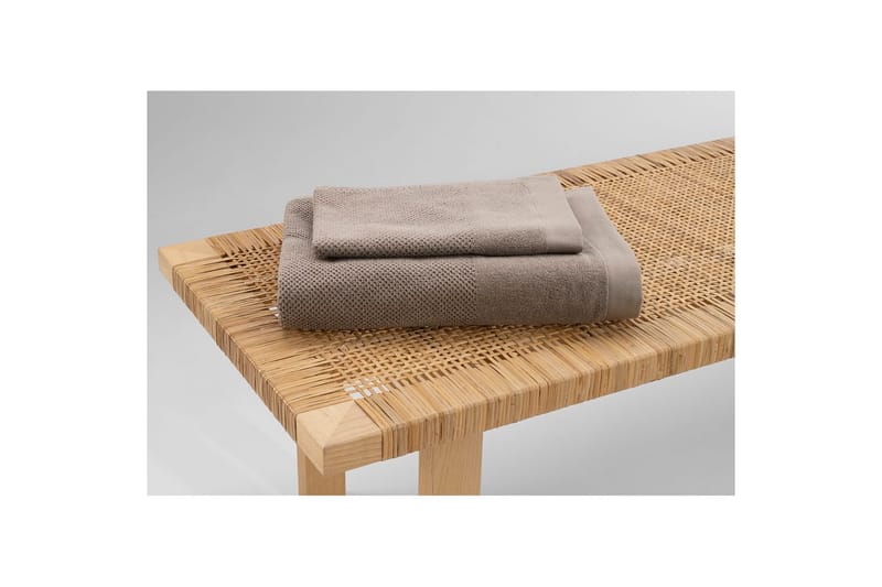 Frotté Enzo 50 x 70 cm Brun - Brun - Textilier & mattor - Badrumstextilier - Handduk